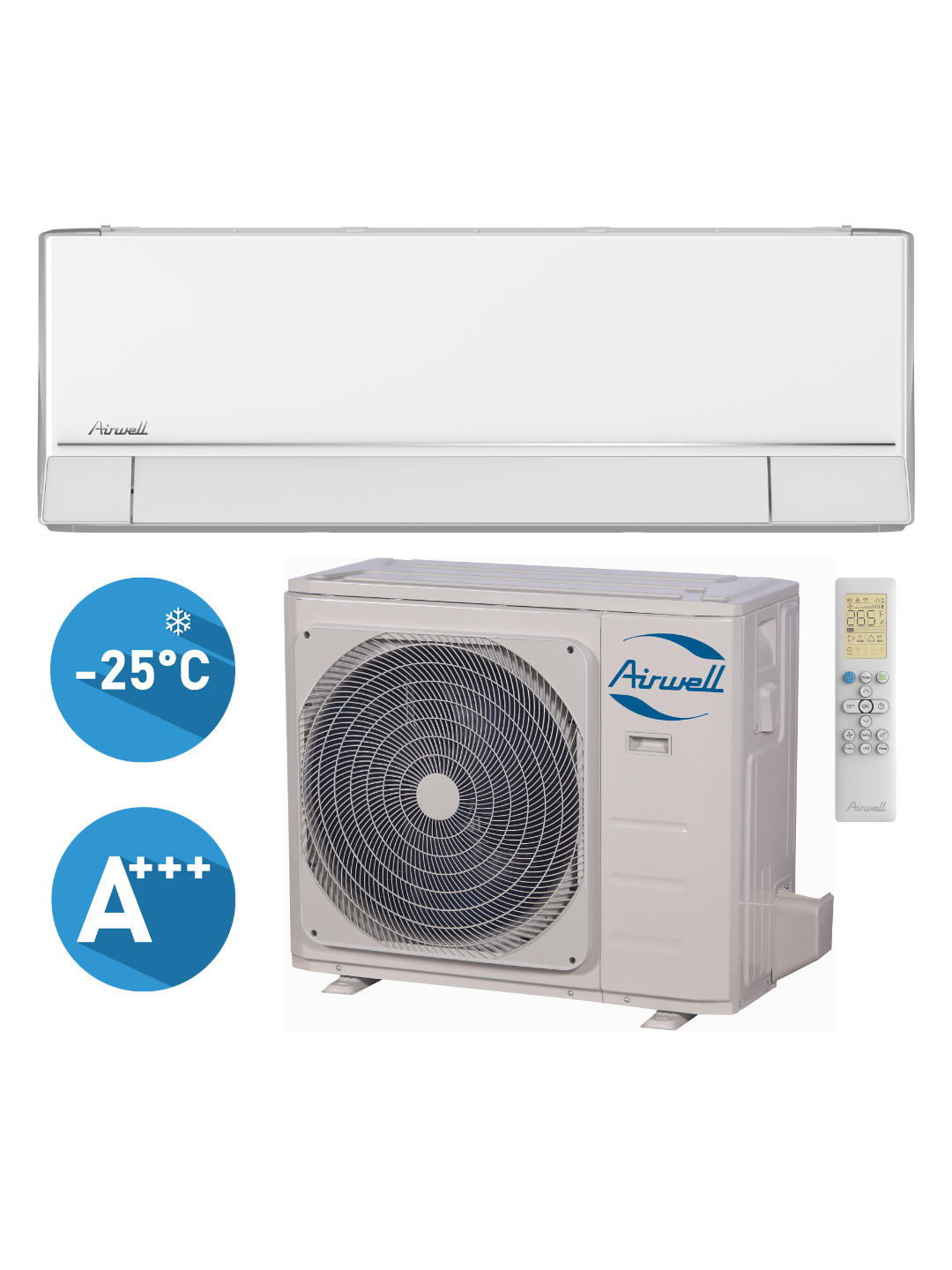Airwell šilumos siurblys oras-oras Nordic HDHC 5,27/5,56kW