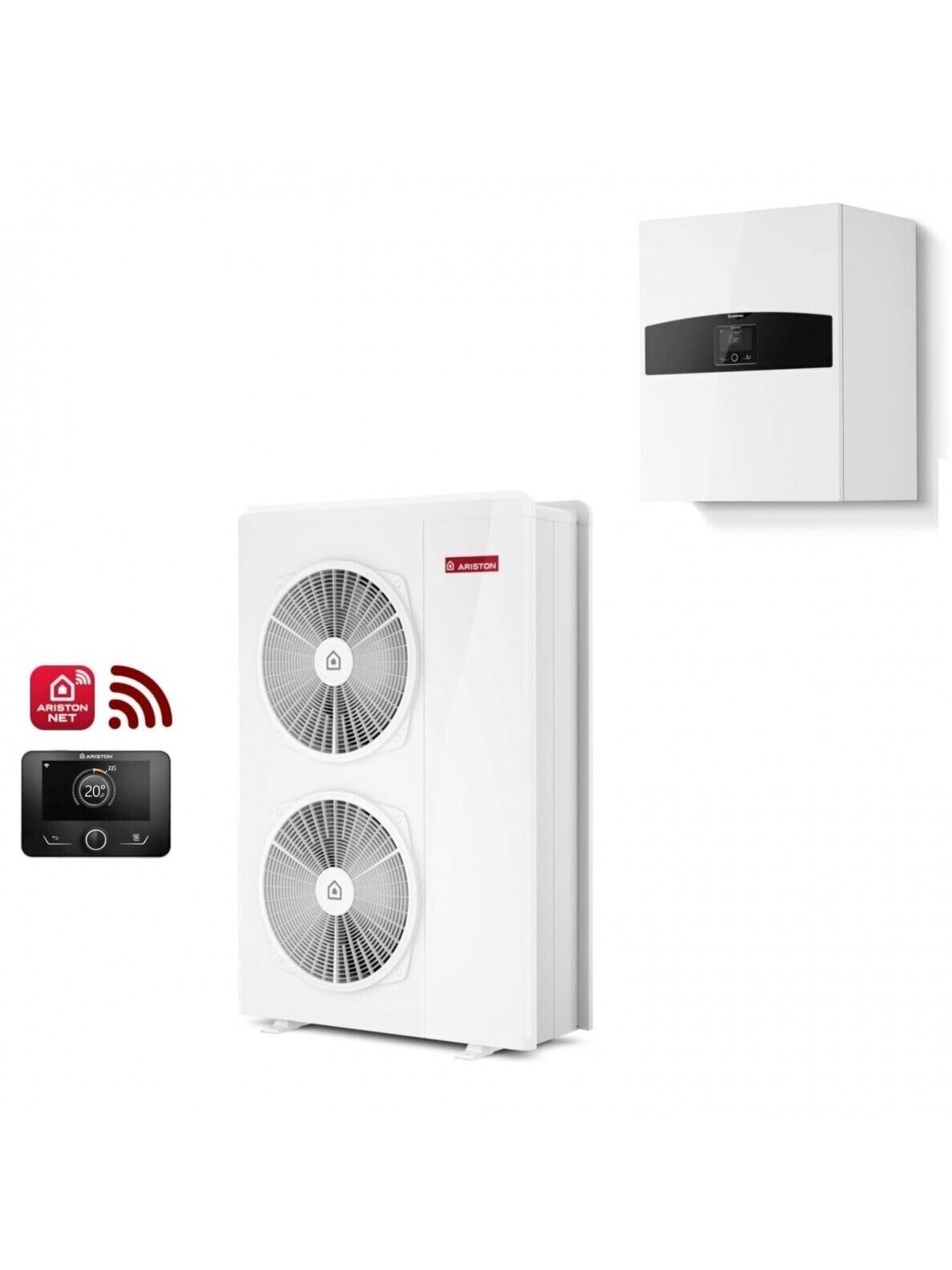 Ariston šilumos siurblys oras-vanduo Nimbus Plus 150S T NET 16,90kW, trifazis