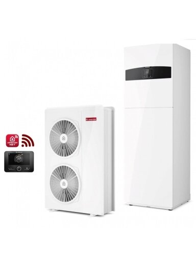 Ariston šilumos siurblys oras-vanduo Nimbus Compact 150S T NET 16,90kW, trifazis, su 180 litrų talpa