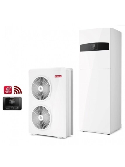 Ariston šilumos siurblys oras-vanduo Nimbus Compact 80S T NET 11,74kW, trifazis, su 180 litrų talpa Ariston šilumos siurblys oras-vanduo Nimbus Compact 80S T NET 11,74kW, trifazis, su 180 litrų talpa