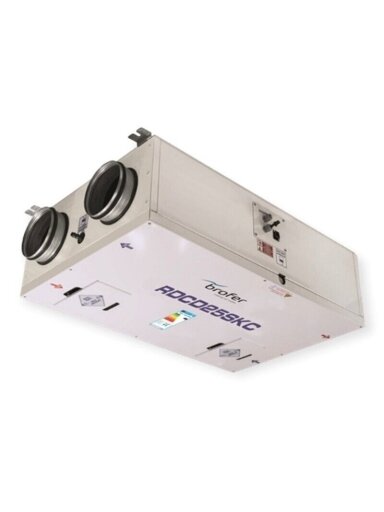 Brofer plokštelinis rekuperatorius RDCD25SKC Brofer plokštelinis rekuperatorius RDCD25SKC