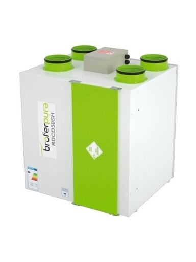 Brofer plokštelinis rekuperatorius RDCD70SH Brofer plokštelinis rekuperatorius RDCD70SH