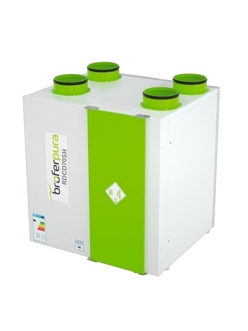 Brofer entalpinis rekuperatorius RDCD70SHE 570 m3/val. Brofer entalpinis rekuperatorius RDCD70SHE 570 m3/val.