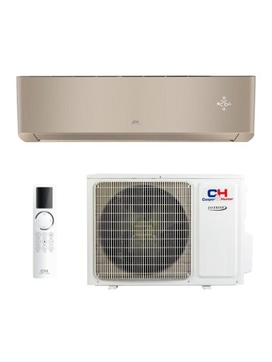 Cooper&Hunter šilumos siurblys oras-oras Supreme 5.3/5.57kW, aukso spalva Cooper&Hunter šilumos siurblys oras-oras Supreme 5.3/5.57kW, aukso spalva
