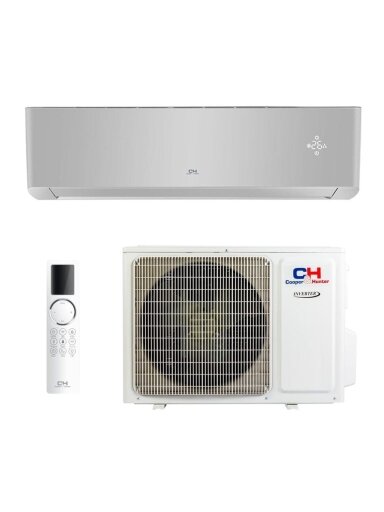 Cooper&Hunter šilumos siurblys oras-oras Supreme 5.3/5.57kW, sidabro spalva Cooper&Hunter šilumos siurblys oras-oras Supreme 5.3/5.57kW, sidabro spalva