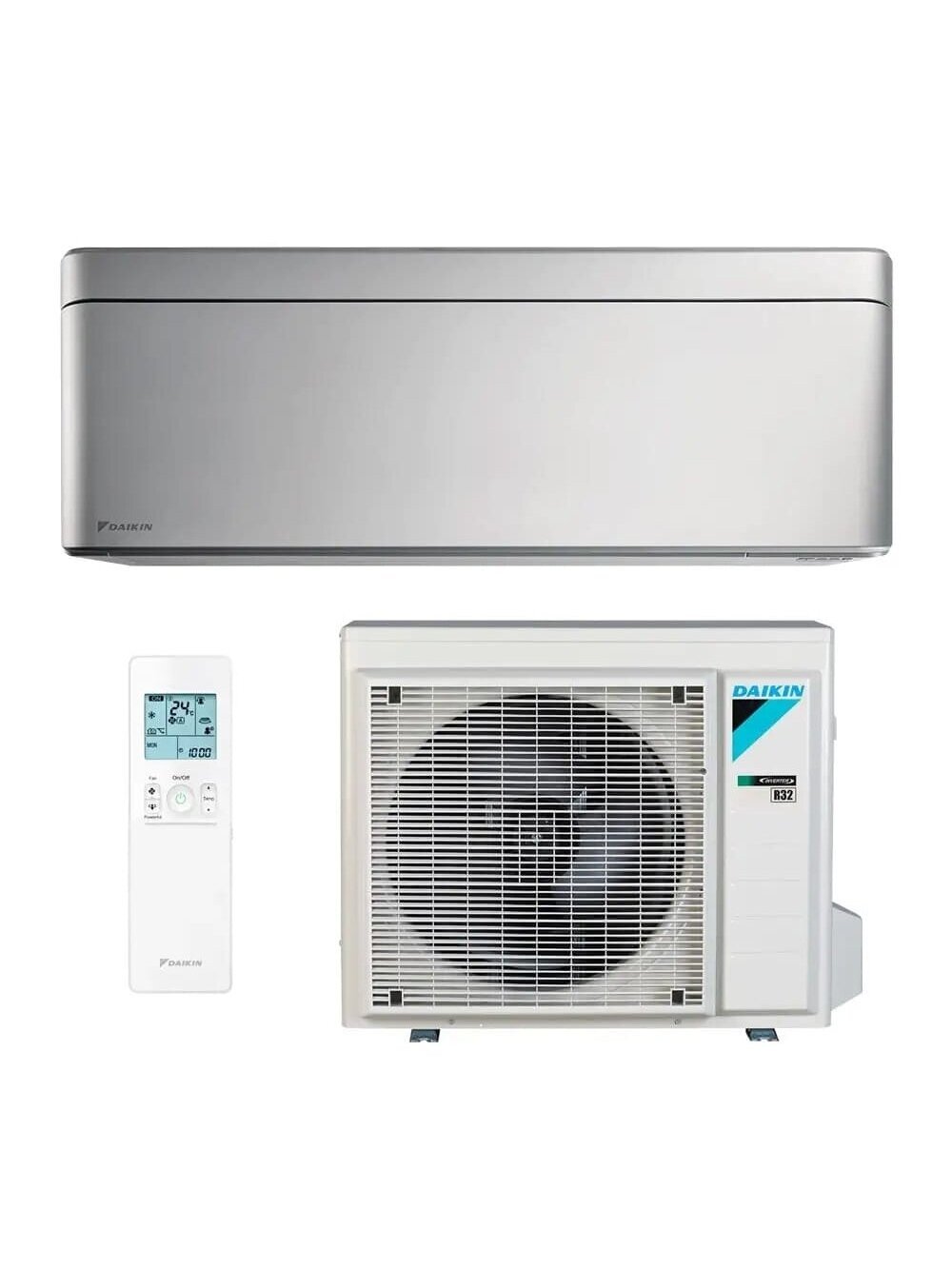 Daikin oro kondicionierius Stylish FTXA50CS / RXA50B8 5.0/5.8kW, sidabro spalva Daikin oro kondicionierius Stylish FTXA50CS / RXA50B8 5.0/5.8kW, sidabro spalva