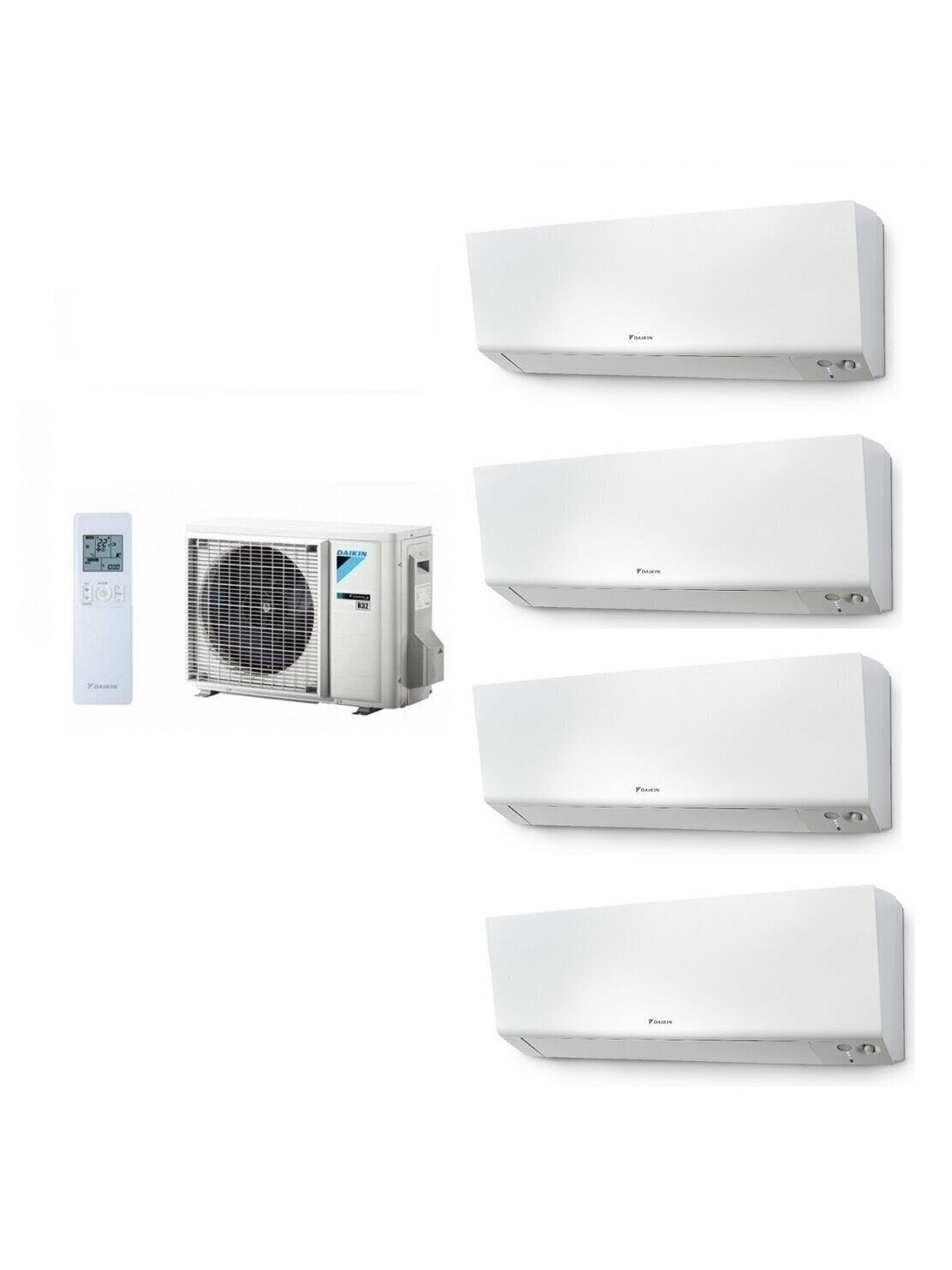 Daikin multisplit oro kondicionierius Perfera keturiems kambariams