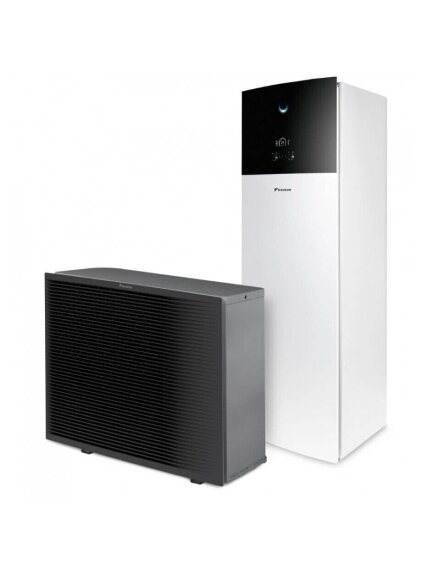 Daikin aukštatemperatūris šilumos siurblys oras-vanduo Altherma 3 H HT EPRA18DW17 / ETVH16S18E6V7 13,1kW su 180 litrų talpa Daikin aukštatemperatūris šilumos siurblys oras-vanduo Altherma 3 H HT EPRA18DW17 / ETVH16S18E6V7 13,1kW su 180 litrų talpa