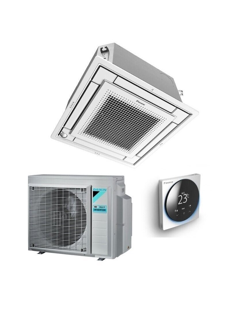 Daikin kasetinis oro kondicionierius Fully Flat Compact FFA50A9 / RXM250R 5,0/5,8kW