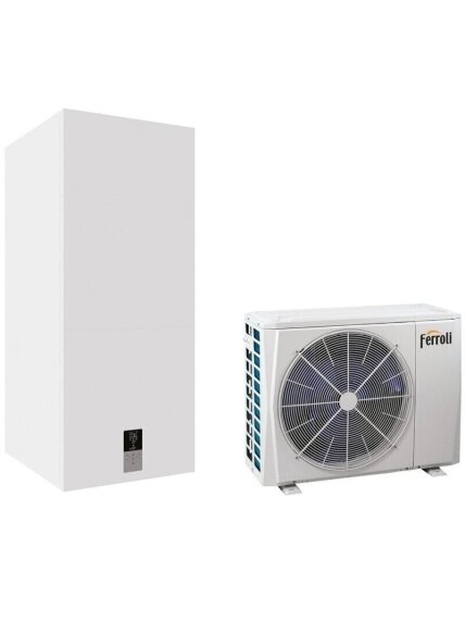 Ferroli šilumos siurblys oras-vanduo OMNIA SW-T 10 10kW su 100 litrų talpa Ferroli šilumos siurblys oras-vanduo OMNIA SW-T 10 10kW su 100 litrų talpa