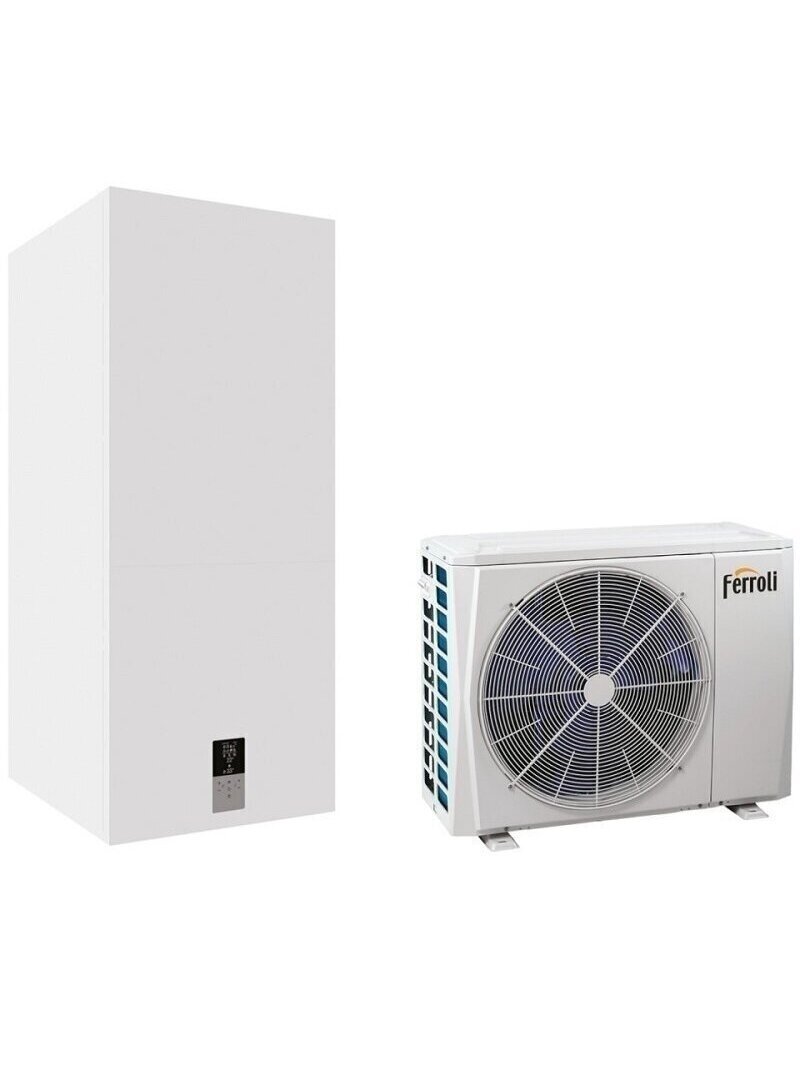 Ferroli šilumos siurblys oras-vanduo OMNIA SW-T 8 8,4kW su 100 litrų talpa