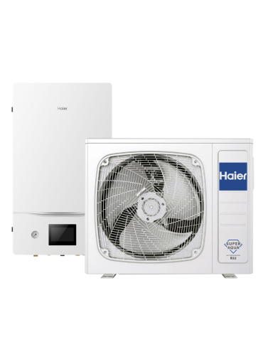 Haier šilumos siurblys oras-vanduo SUPER AQUA Split AW062SSCHA / HU062WAMNA 6kW Haier šilumos siurblys oras-vanduo SUPER AQUA Split AW062SSCHA / HU062WAMNA 6kW
