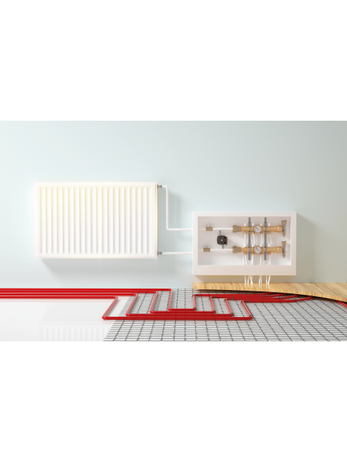 Haier šilumos siurblys oras-vanduo Super Aqua AU082FYCRA(HW)+YR-E27+ATW-A01 monoblokas 8kW 2