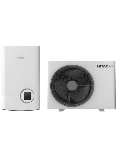 Hitachi šilumos siurblys oras-vanduo air H2O 400 HZKF14KIO / HZKF14KSO 14.0kW Hitachi šilumos siurblys oras-vanduo air H2O 400 HZKF14KIO / HZKF14KSO 14.0kW