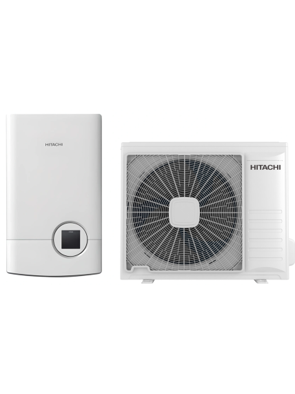 Hitachi šilumos siurblys oras-vanduo air H2O 400 HZKF04KIE / HZKF04KSE 4,4kW Hitachi šilumos siurblys oras-vanduo air H2O 400 HZKF04KIE / HZKF04KSE 4,4kW