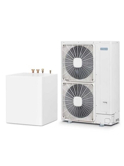 Hitachi aukštatemperatūris šilumos siurblys oras-vanduo Yutaki S80 RWH-4.0VNFE/RAS-4WH(V)NPE 11kW Hitachi aukštatemperatūris šilumos siurblys oras-vanduo Yutaki S80 RWH-4.0VNFE/RAS-4WH(V)NPE 11kW