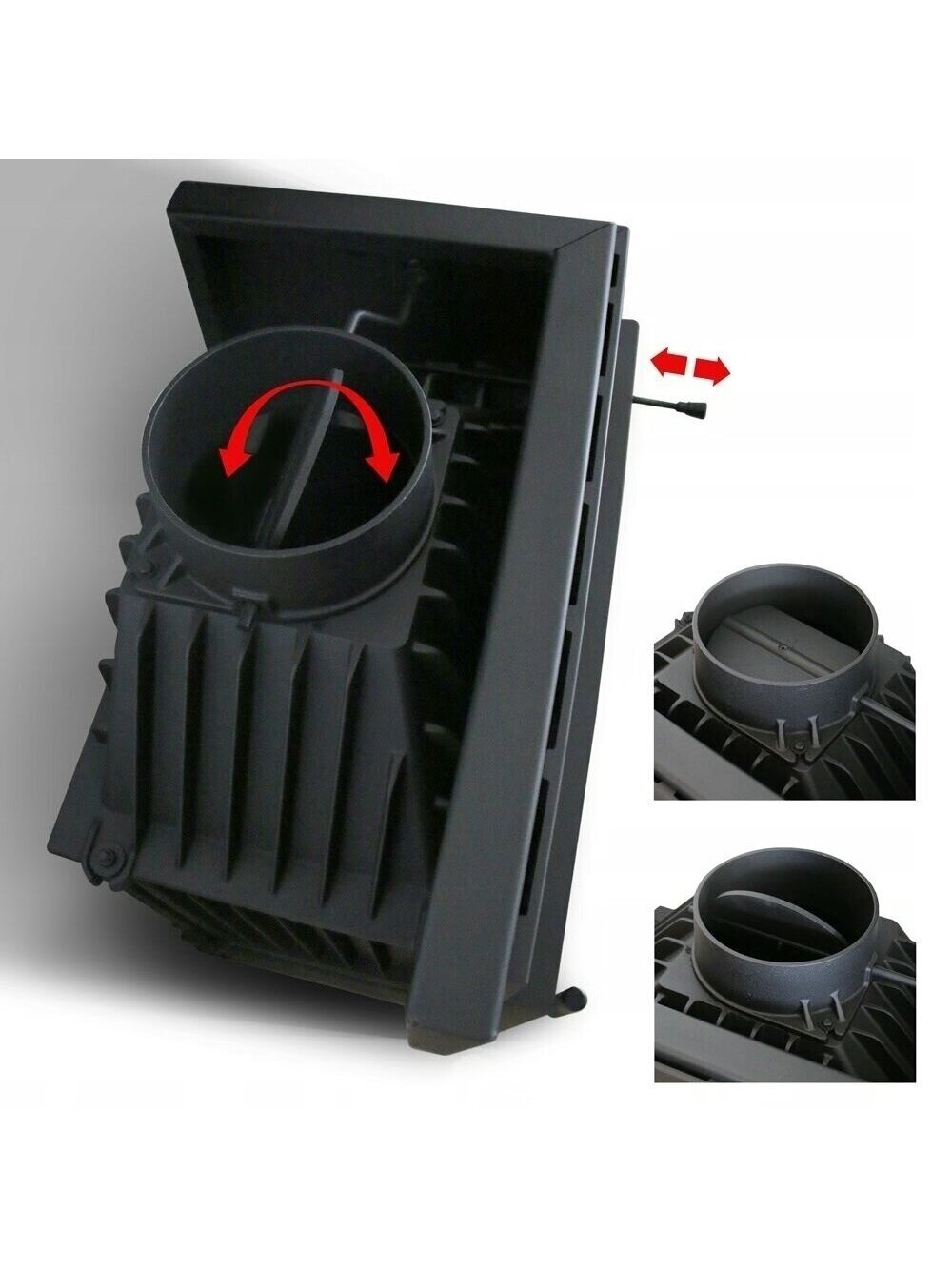 Kratki ketinis židinys Antek DECO 10kW 3
