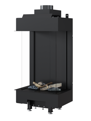 Kratki dujinis židinys LEO 45/68 L/P 6,5kW