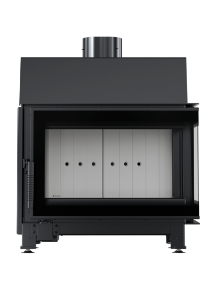 Kratki plieninis židinys Simple S L/BS, 6kW 2