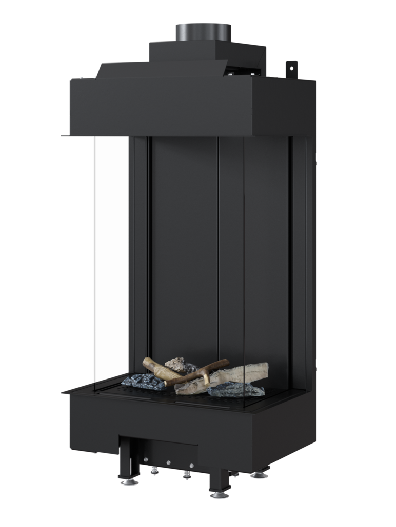 Kratki dujinis židinys LEO 45/68 L/P 6,5kW 1