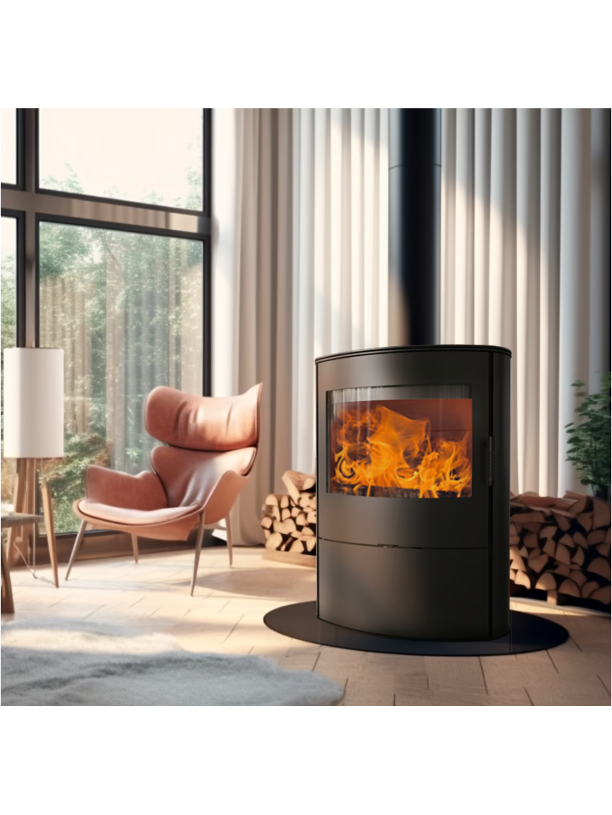 Kratki plieninė krosnelė AB S/2 Rollo 10kW 3