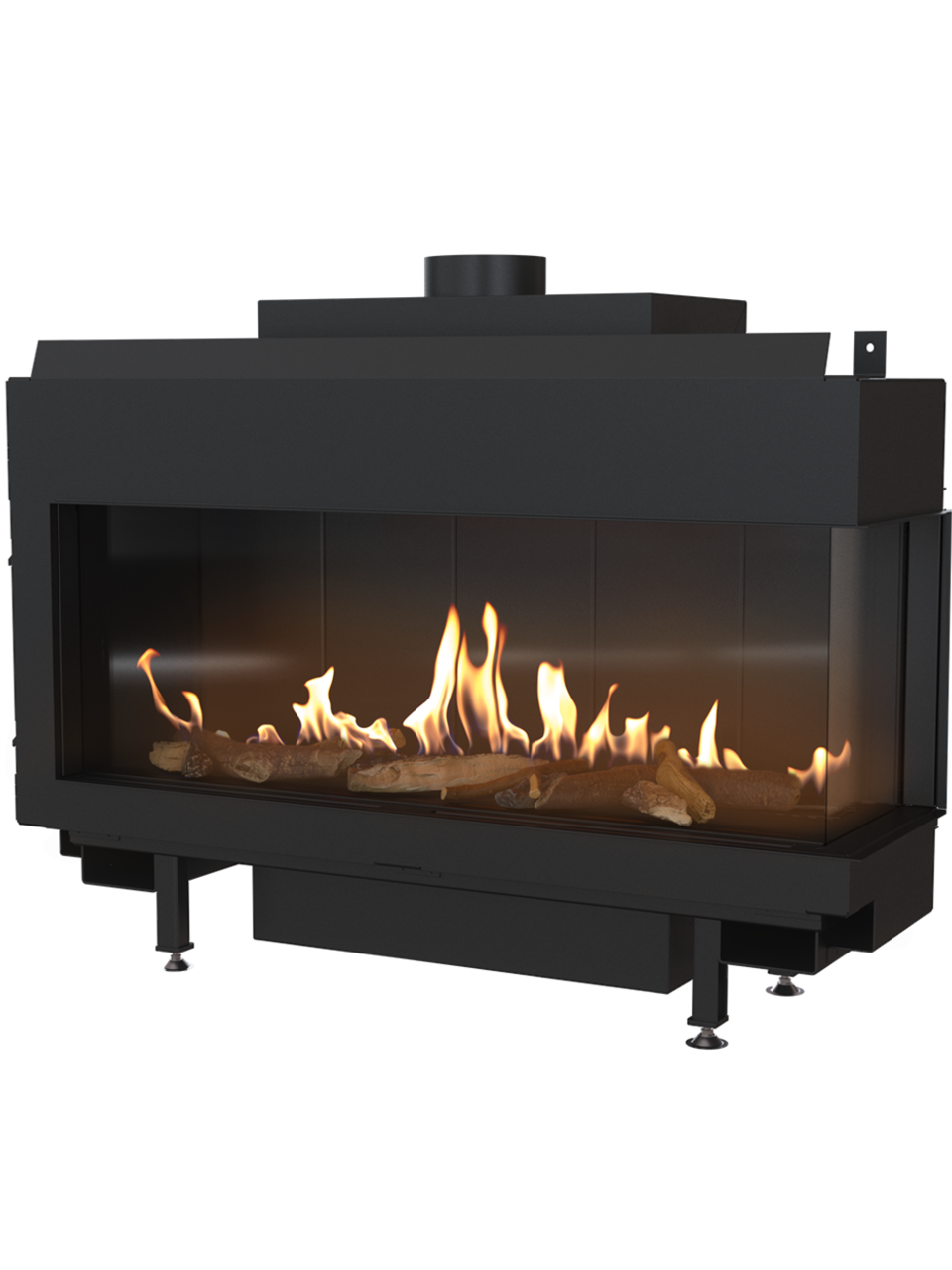 Kratki dujinis židinys LEO 100 P 10.0kW 1