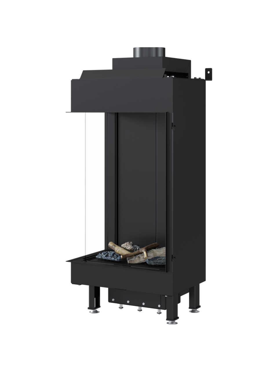 Kratki dujinis židinys LEO 45/68 L 5,7kW 1 Kratki dujinis židinys LEO 45/68 L 5,7kW 1