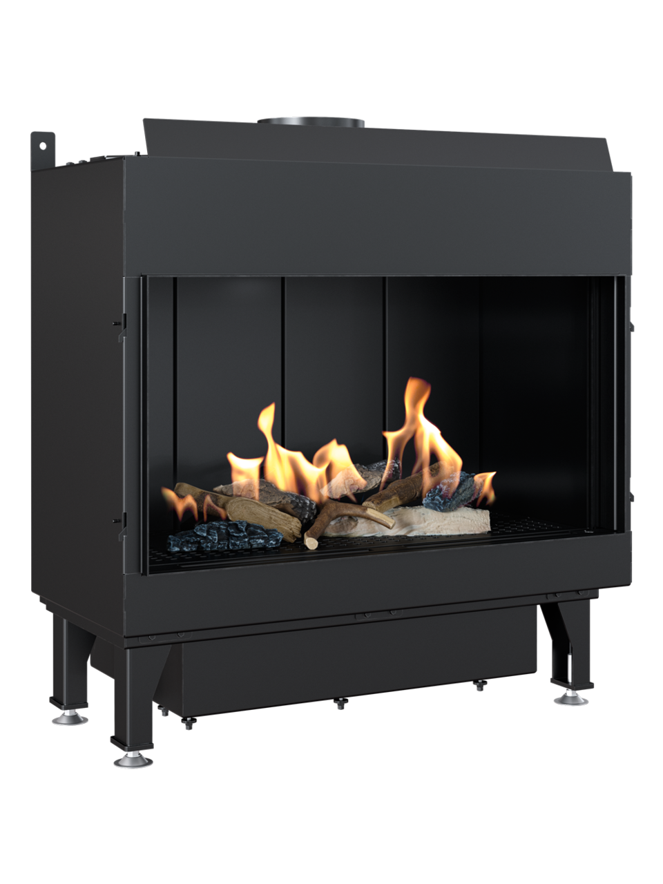 Kratki dujinis židinys LEO 70 4,8kW