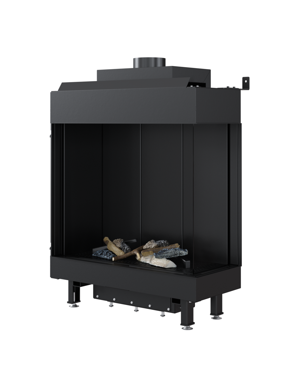 Kratki dujinis židinys LEO 76/62 P 7,7kW 1