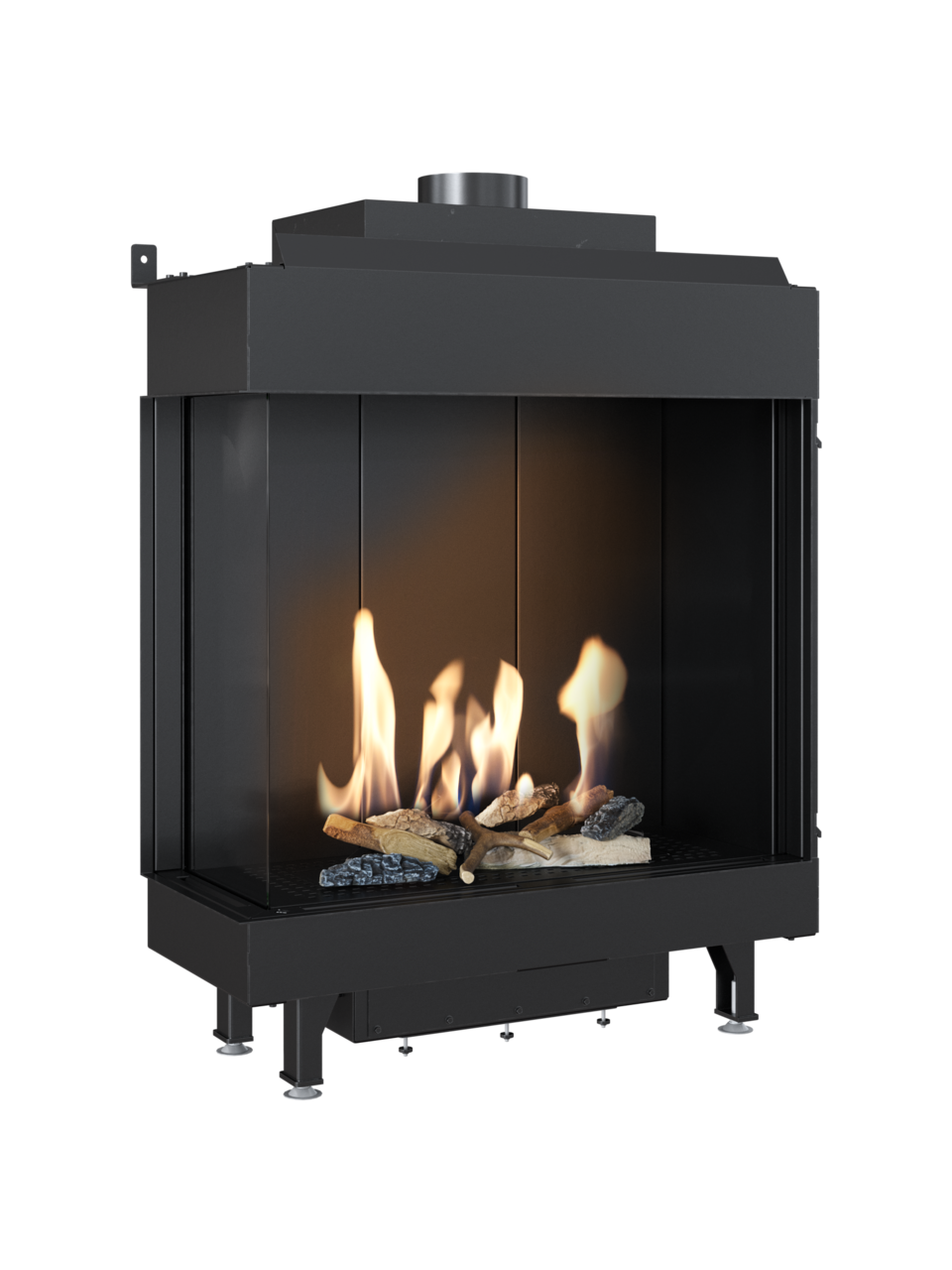Kratki dujinis židinys LEO 76/62 L 7,7kW