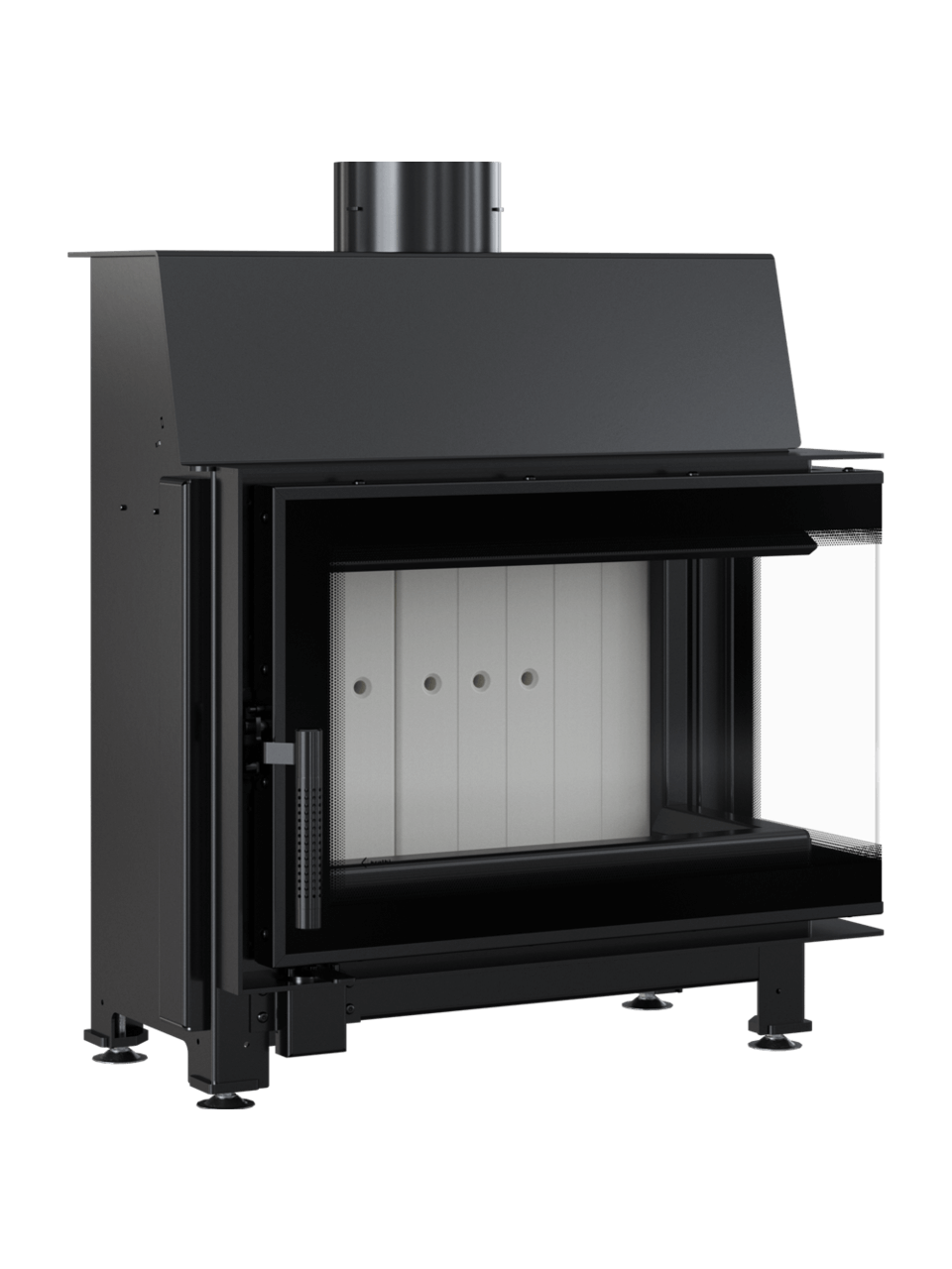 Kratki plieninis židinys Simple S L/BS, 6kW