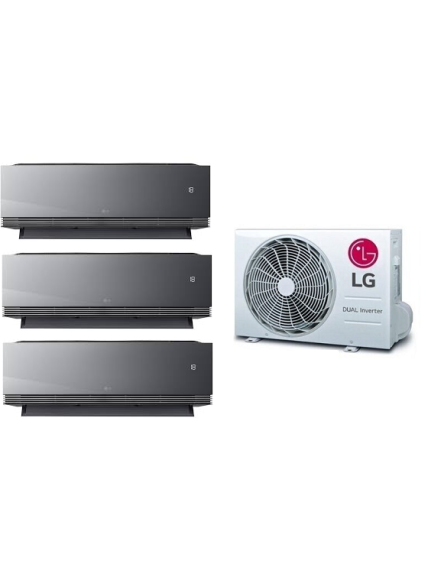 LG multisplit oro kondicionierius Dualcool AI Deluxe Black trims kambariams, juodas LG multisplit oro kondicionierius Dualcool AI Deluxe Black trims kambariams, juodas