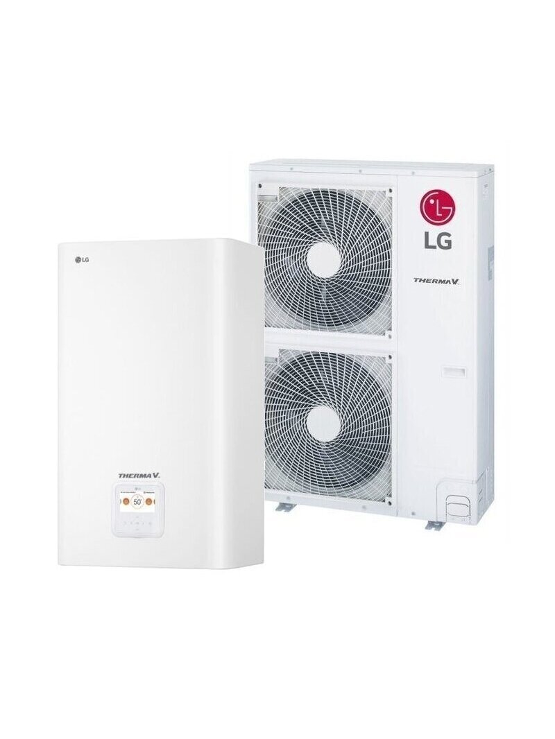 LG šilumos siurblys oras-vanduo Therma V Hydrosplit HU163MA / HN1616M 16,0kW