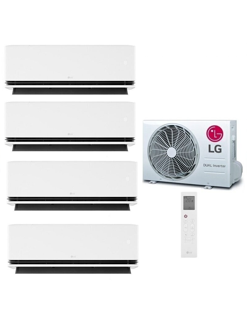 LG multisplit oro kondicionierius Dualcool AI Deluxe keturiems kambariams LG multisplit oro kondicionierius Dualcool AI Deluxe keturiems kambariams