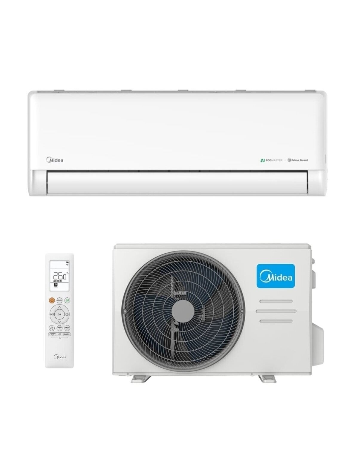 Midea šilumos siurblys oras-oras Solstice EZ 7.0/7.3kW