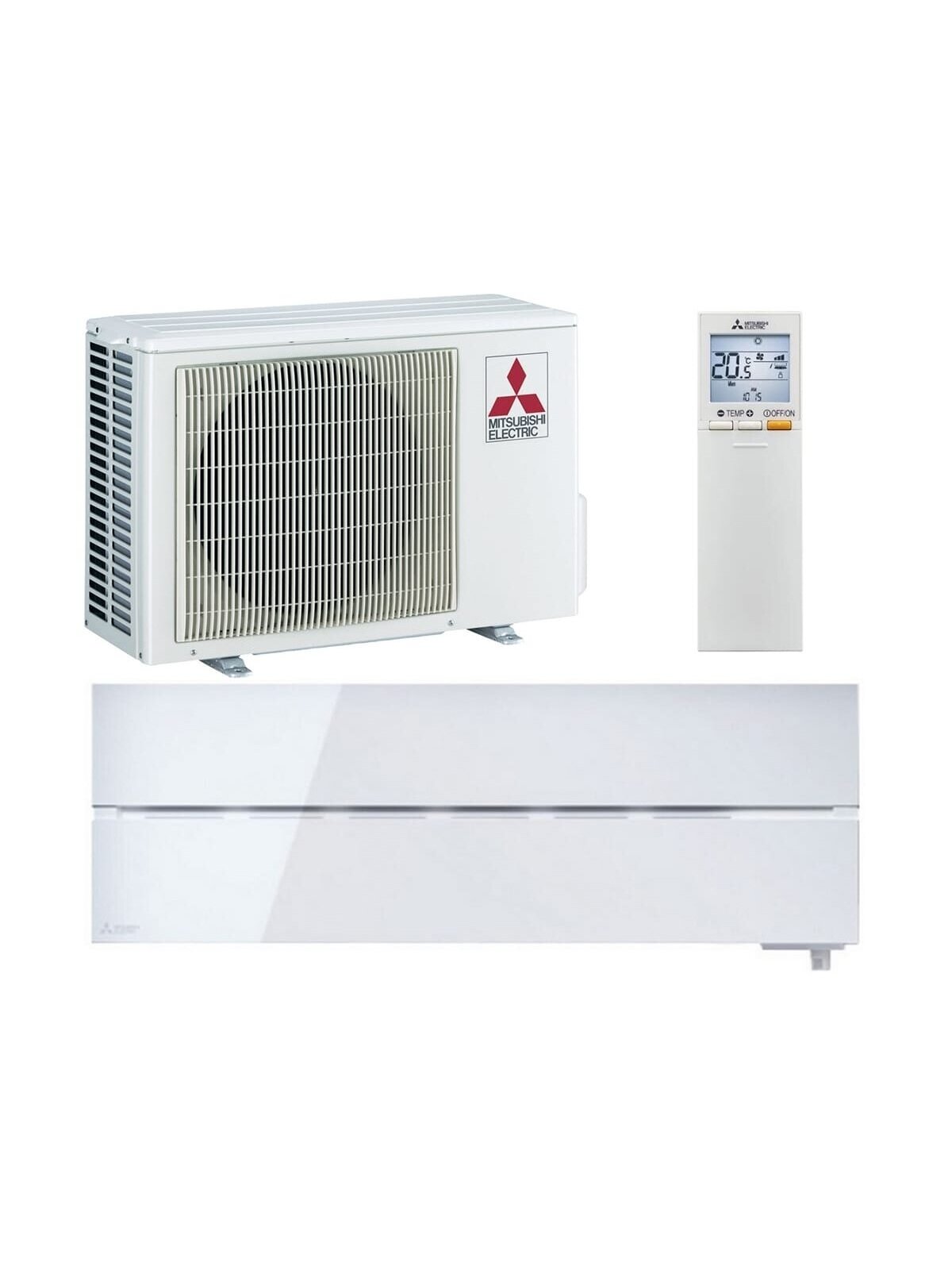 Mitsubishi Electric šilumos siurblys oras-oras MSZ-LN50VG2V / MUZ-LN50VGHZ2 5,0/6,0kW, balta tekstūrinė