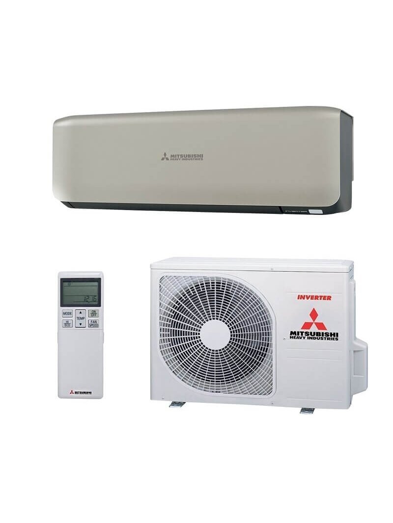 Mitsubishi Heavy Industries oro kondicionierius Premium SRK25ZS-WT / SRC25ZS-W 2.5/3.2kW, titano spalva