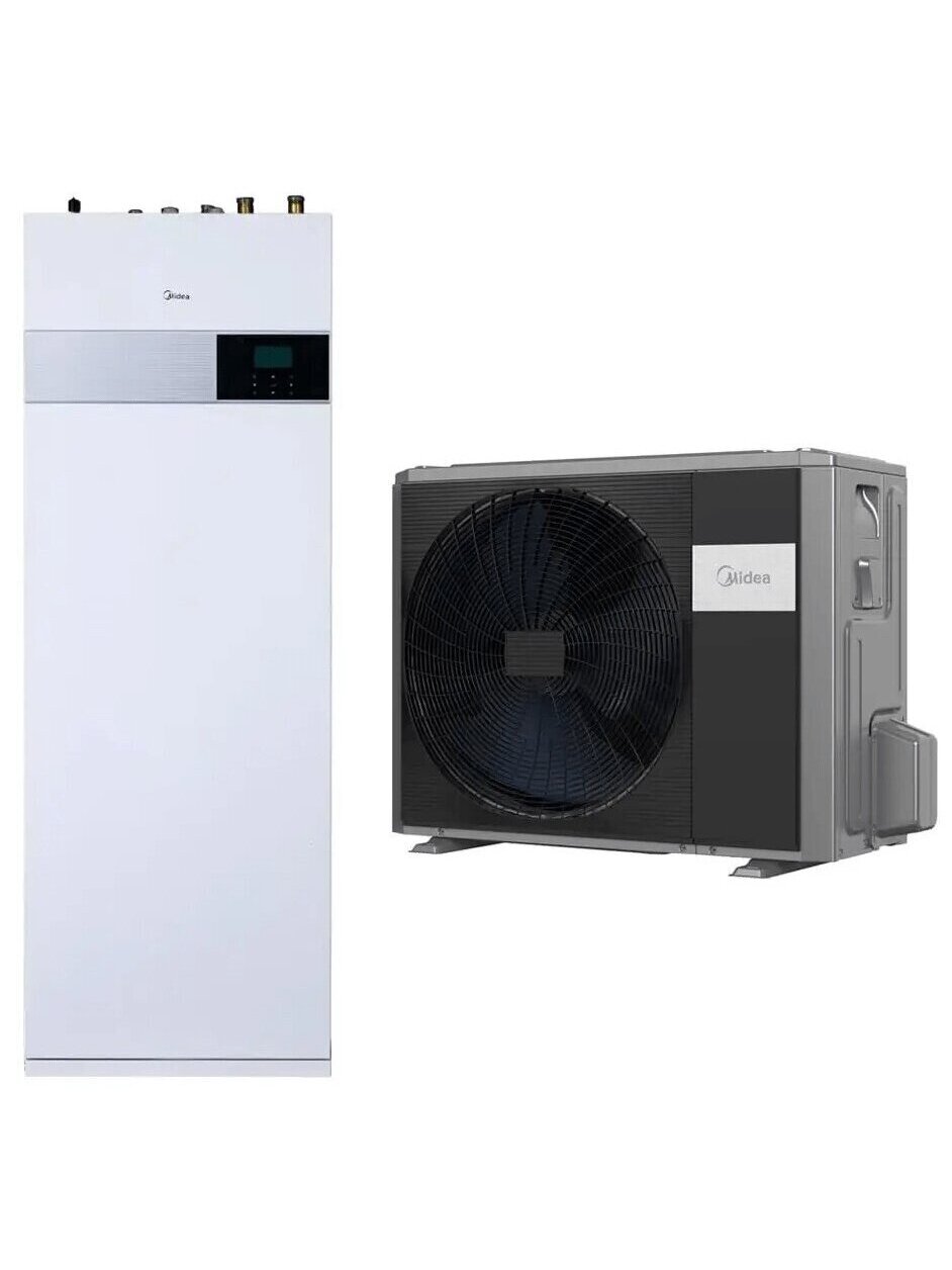 Midea šilumos siurblys oras-vanduo M-Thermal Arctic A100/190CD30GN8-B2 / V6W/D2N8-B2 6,2/6,55kW su 190 litrų talpa