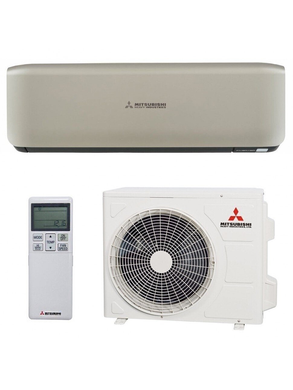 Mitsubishi Heavy Industries šilumos siurblys oras-oras SRK-ZSX-WT 2,0/2,7kW, titano spalva