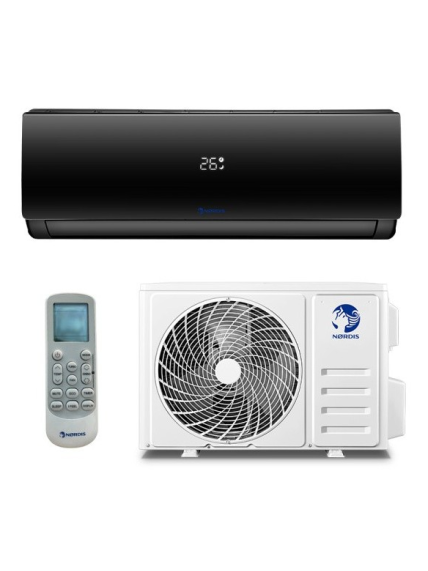 Nordis oro kondicionierius Sirius 6.8/6.87kW, juodos spalvos