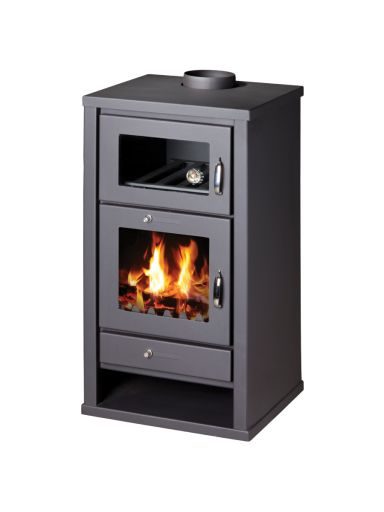 Plieninė krosnelė Deluxe F 16kW