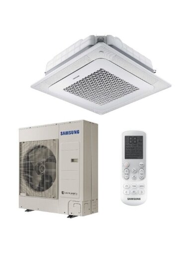 Samsung keturkryptis kasetinis oro kondicionierius Windfree AC100RXADNG / AC100RXADNG 10,0/11,2kW, trifazė Samsung keturkryptis kasetinis oro kondicionierius Windfree AC100RXADNG / AC100RXADNG 10,0/11,2kW, trifazė