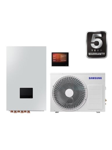 Samsung šilumos siurblys oras-vanduo Split AE160DNYSPG/EU+AE040RXEDEG/EU 4.4kW Samsung šilumos siurblys oras-vanduo Split AE160DNYSPG/EU+AE040RXEDEG/EU 4.4kW