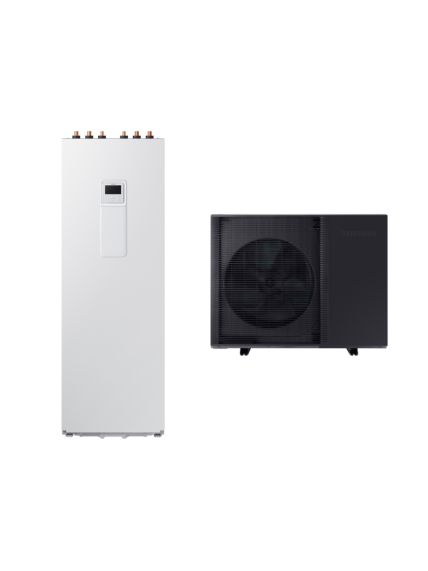 Samsung šilumos siurblys oras-vanduo Mono HT Quiet AE080BXYDEG/EU+AE260RNWMEG/EU monoblokas 8kW su 260 litrų talpa Samsung šilumos siurblys oras-vanduo Mono HT Quiet AE080BXYDEG/EU+AE260RNWMEG/EU monoblokas 8kW su 260 litrų talpa