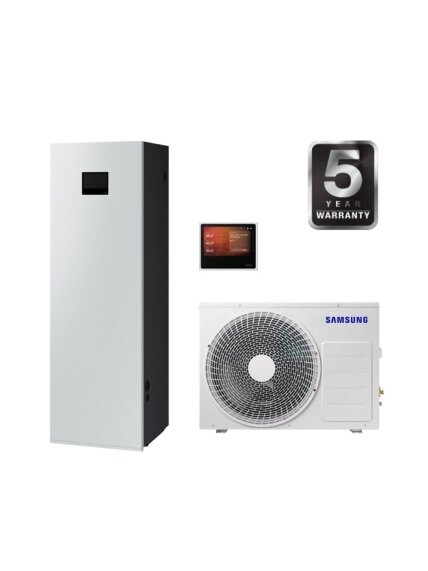 Samsung šilumos siurblys oras-vanduo Split AE200DNWSPG/EU+AE040RXEDEG/EU 4.4kW su 200 litrų talpa Samsung šilumos siurblys oras-vanduo Split AE200DNWSPG/EU+AE040RXEDEG/EU 4.4kW su 200 litrų talpa