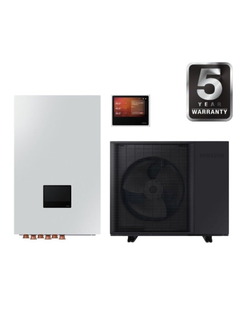 Samsung šilumos siurblys oras-vanduo Split AE160DNYSPG/EU+AE125DXEDGG/EU 12.5kW, trifazis Samsung šilumos siurblys oras-vanduo Split AE160DNYSPG/EU+AE125DXEDGG/EU 12.5kW, trifazis