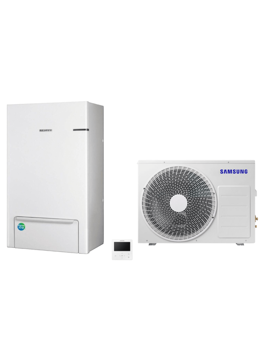 Samsung šilumos siurblys oras-vanduo Split  AE090RNYDEG/EU+AE060RXEDEG/EU 6,0kW su pultu