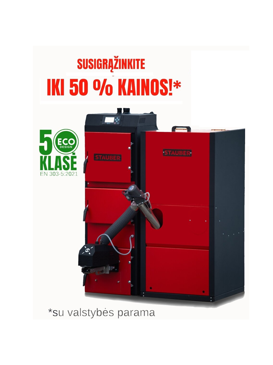 Stauber granulinis katilas Duo Pellet 25kW Stauber granulinis katilas Duo Pellet 25kW