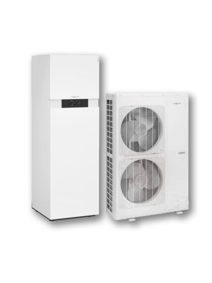 Viessmann šilumos siurblys oras-vanduo Vitocal 111-S 16,0kW komplektas su 220 litrų talpa Viessmann šilumos siurblys oras-vanduo Vitocal 111-S 16,0kW komplektas su 220 litrų talpa