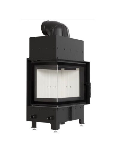 Kratki plieninis židinys Floki S L/BS 8,0kW, kampinis
